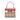 Brown Burberry Haymarket Check Canvas Vanity Bag