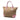 Beige Gucci GG Canvas Heart Bit Satchel