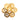 Gold Chanel CC Gold Plated Flower Brooch