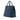 Blue Prada Extra Large Saffiano Lux Galleria Double Zip Tote