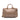 Brown Prada Vitello Shine Bauletto Satchel