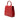Red LOEWE Textured Leather Barcelona Top Handle Bag Satchel