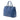 Blue Prada Large Saffiano Lux Galleria Double Zip Tote