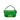 Green Fendi Mini Zucca Embossed Leather Baguette Satchel - Designer Revival