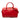 Red Saint Laurent Classic Baby Duffle Leather Satchel - Designer Revival