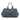 Blue Prada Large Denim Canapa Logo Tote Satchel
