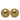 Gold Chanel CC Gold Plated Round Clip On Earrings