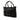 Black Hermès Derma Caravan Horizontal MM Satchel
