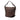 Brown Bottega Veneta Metallic Nappa Intrecciato Belted Loop Handbag