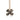 Gold Chanel CC Gold Plated and Enamel Strass Faux Pearl Clover Pendant Necklace
