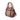 Brown Burberry Small Leather Trimmed House Check Canvas Bridle Orchard Satchel