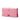 Pink Prada Saffiano Trimmed City Calf Cahier Heart and Flower Wallet on Chain Crossbody Bag