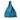 Blue LOEWE Small Grained Calfskin Drawstring Hammock Bag Satchel - Designer Revival