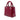 Red Dior Medium Patent Cannage Lady Dior Satchel