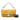 Yellow Fendi Sarah Coleman FF Canvas Fisheye  Baguette Satchel - Designer Revival
