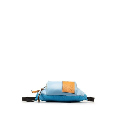 Blue LOEWE Leather Puffy Belt Bag - Designer Revival