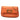 Orange Fendi Leather Fendista Pochette Crossbody