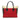 Red Louis Vuitton Monogram On My Side MM Satchel - Designer Revival