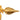 Gold Chanel CC Gold Plated Filigree Pin Brooch
