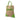 Green Prada Cinghiale Trimmed Canvas Canapa Tote