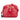 Red LOEWE Leather Anagram Crossbody - Designer Revival
