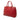 Red Prada Large Saffiano Lux Galleria Double Zip Satchel