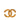 Gold Chanel CC Gold Plated Baroque Embossed Brooch