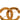 Gold Chanel CC Gold Plated Baroque Embossed Brooch