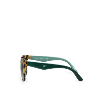 Brown Prada Square Tinted Sunglasses - Designer Revival
