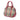 Beige Burberry Small Haymarket Check Nylon Orchard Bowling Bag Satchel