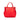 Red Prada Vitello Daino Trimmed Tessuto Satchel