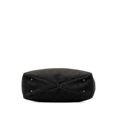 Black Gucci GG Canvas Handbag - Designer Revival