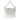White Chanel Small 22 Quilted Shiny Calfskin Tote - Designer Revival