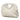 White Bottega Veneta Small Lambskin Knit The Point Triangle Satchel