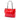 Red Chanel Patent Mademoiselle Lock Bijoux Chain Tote