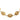 Gold Chanel CC Gold Plated Oval Medallion Chain Necklace