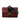 Red Fendi Zucca Canvas Convertible Baguette Pouch Crossbody Bag
