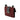 Red Fendi Zucca Canvas Convertible Baguette Pouch Crossbody Bag