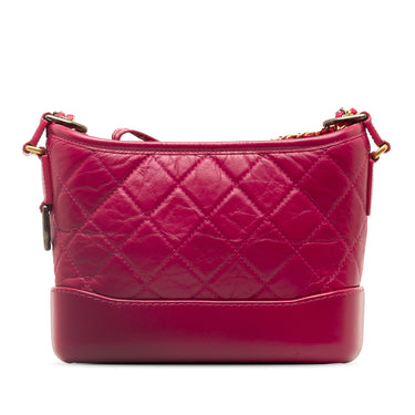 Pink Chanel Small Lambskin Gabrielle Crossbody - Designer Revival