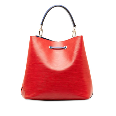 Red Louis Vuitton Epi NeoNoe MM Bucket Bag - Designer Revival