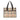 Brown Burberry Haymarket Check PVC Tote
