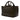 Black Prada Tessuto Broccato Canapa Tote Satchel