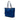 Blue Prada Saffiano Trimmed Tessuto Tote