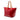 Red Louis Vuitton Monogram Vernis Bellevue GM Tote Bag