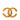 Gold Chanel CC Gold Plated Baroque Embossed Brooch