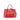 Red Prada Saffiano Lux Galleria Double Zip Front Pocket Satchel - Designer Revival