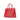 Red Prada Saffiano Lux Galleria Double Zip Front Pocket Satchel - Designer Revival