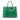Green Prada Medium Saffiano Cuir Double Satchel