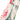 Pink Hermès Les Nouveaux Amoureux de Paris Silk Twilly Scarf Scarves