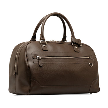 Brown Louis Vuitton Taiga Stanislav Travel Bag - Designer Revival